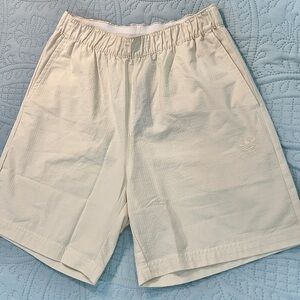 adidas Originals Men’s Cream Athletic Shorts